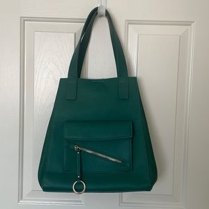 Teal Urban Originals shoulder bag with rose gold metal accents